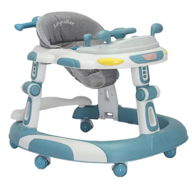 Multi-functional Baby Walker With Steering Wheel Tray
